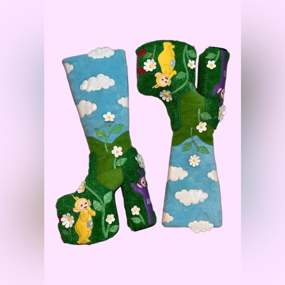 Teletubbies Platform Boots - Picture 7 of 8